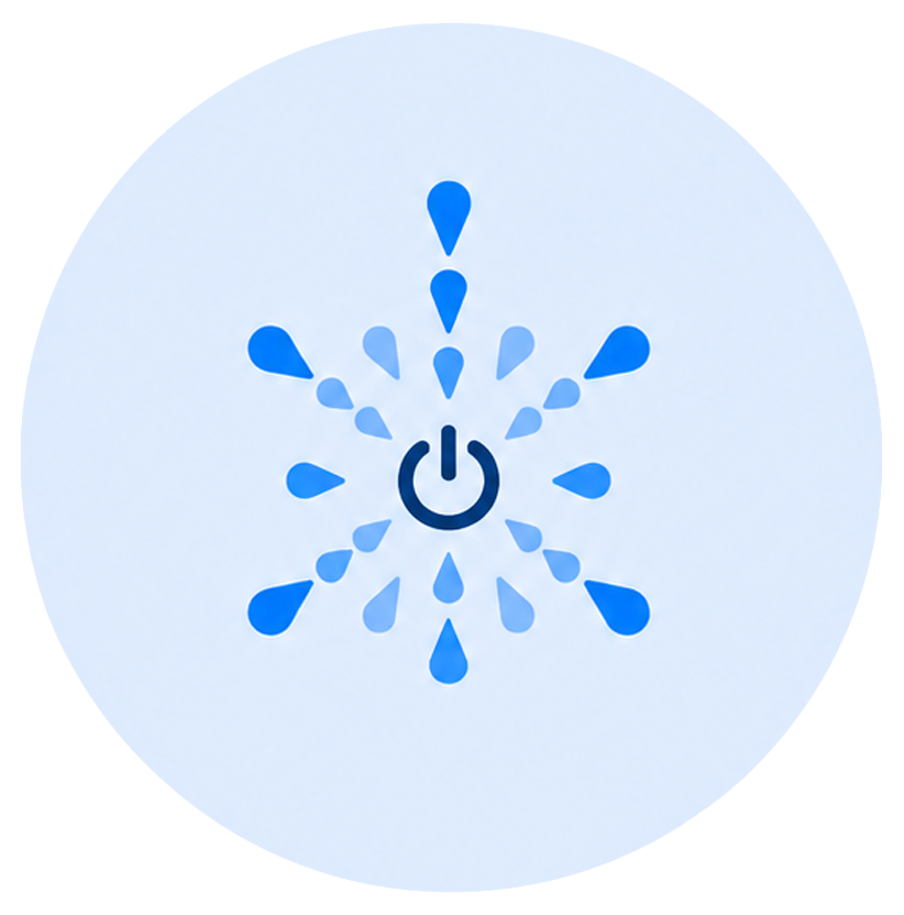 Icon AIRBOWL touch Bedieningspaneel