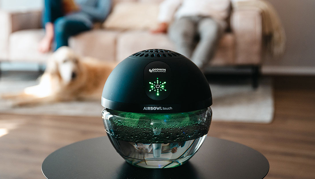 proWIN AIRBOWL touch im Wohnzimmer